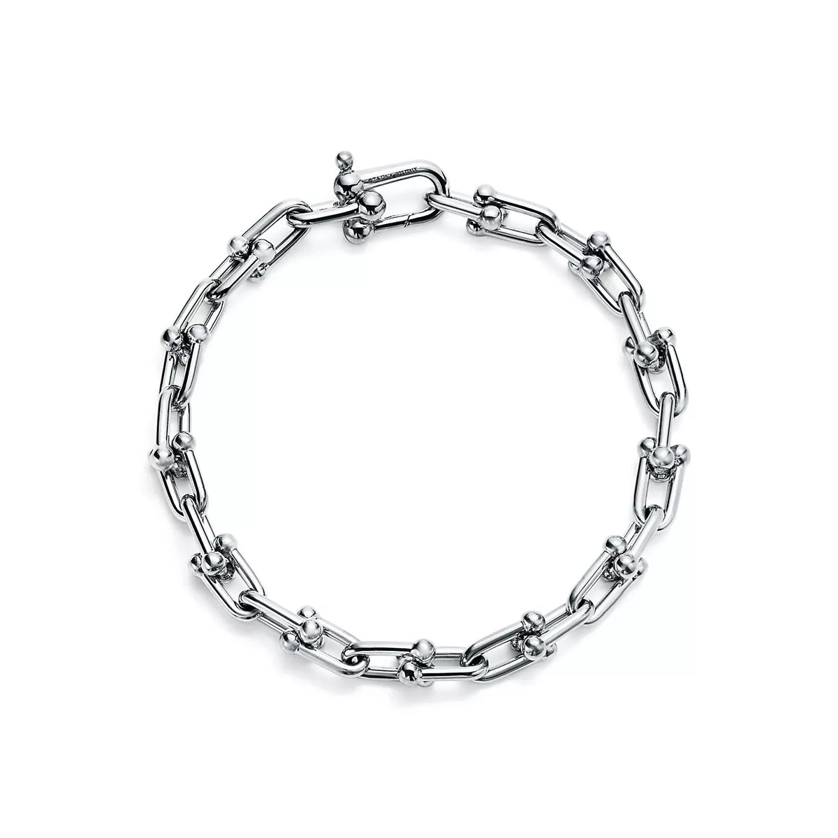 Small Link Bracelet in Sterling Silver