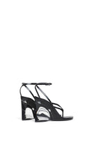 Invisible Thong Sandals In Patent Calfskin
