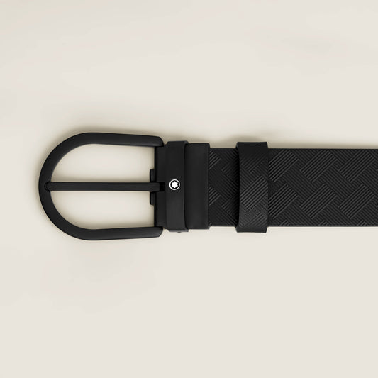 Black Leather 35 mm Belt