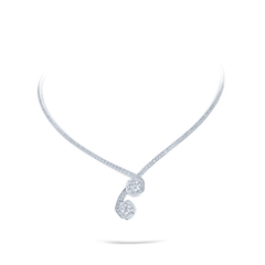 Frozen Kiss Torque Necklace