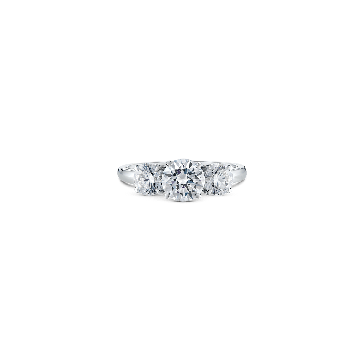 Trilogy Diamond Engagement Ring