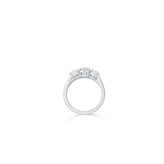 Trilogy Diamond Engagement Ring