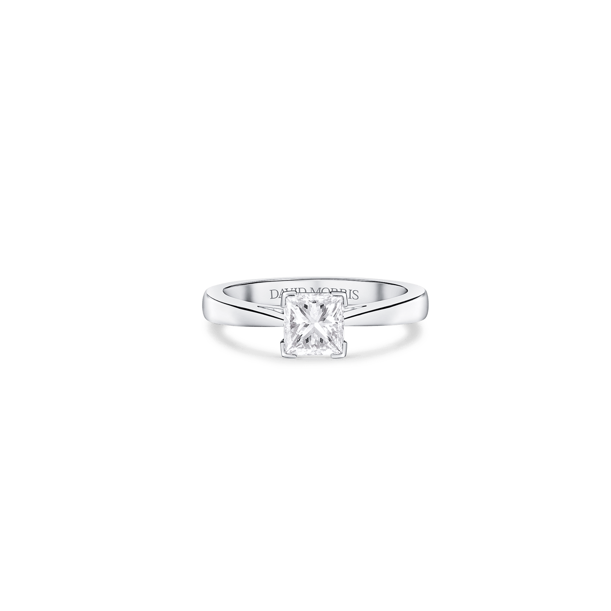 Solitaire Princess Cut Diamond Engagement Ring