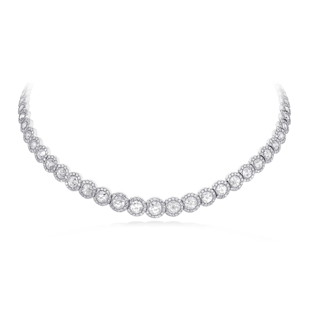 Rose Cut Diamond Necklace