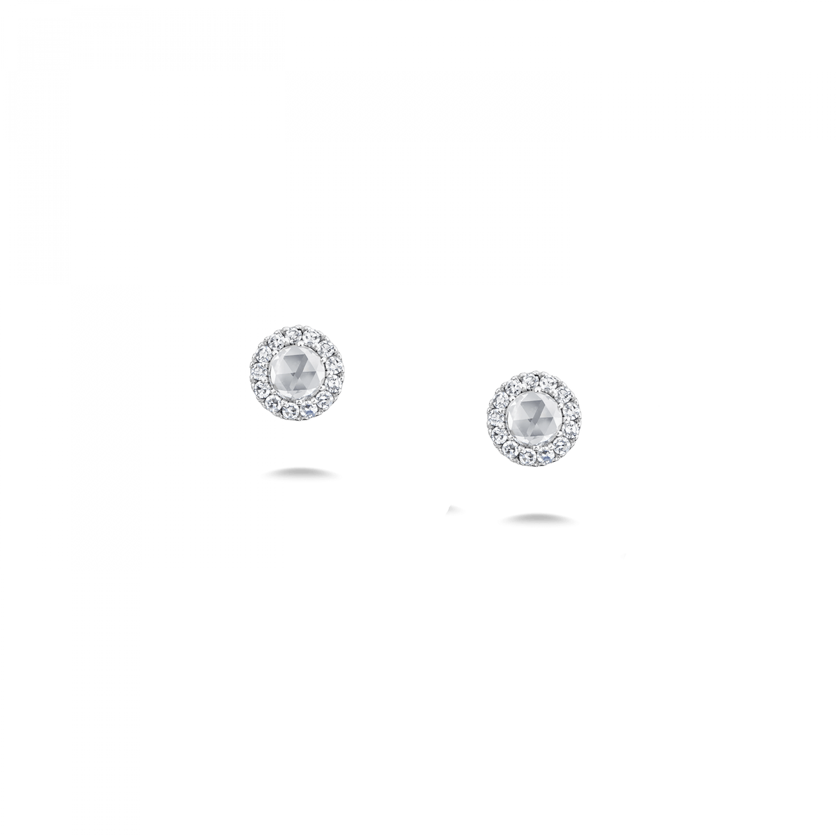 Rose Cut Stud Earrings