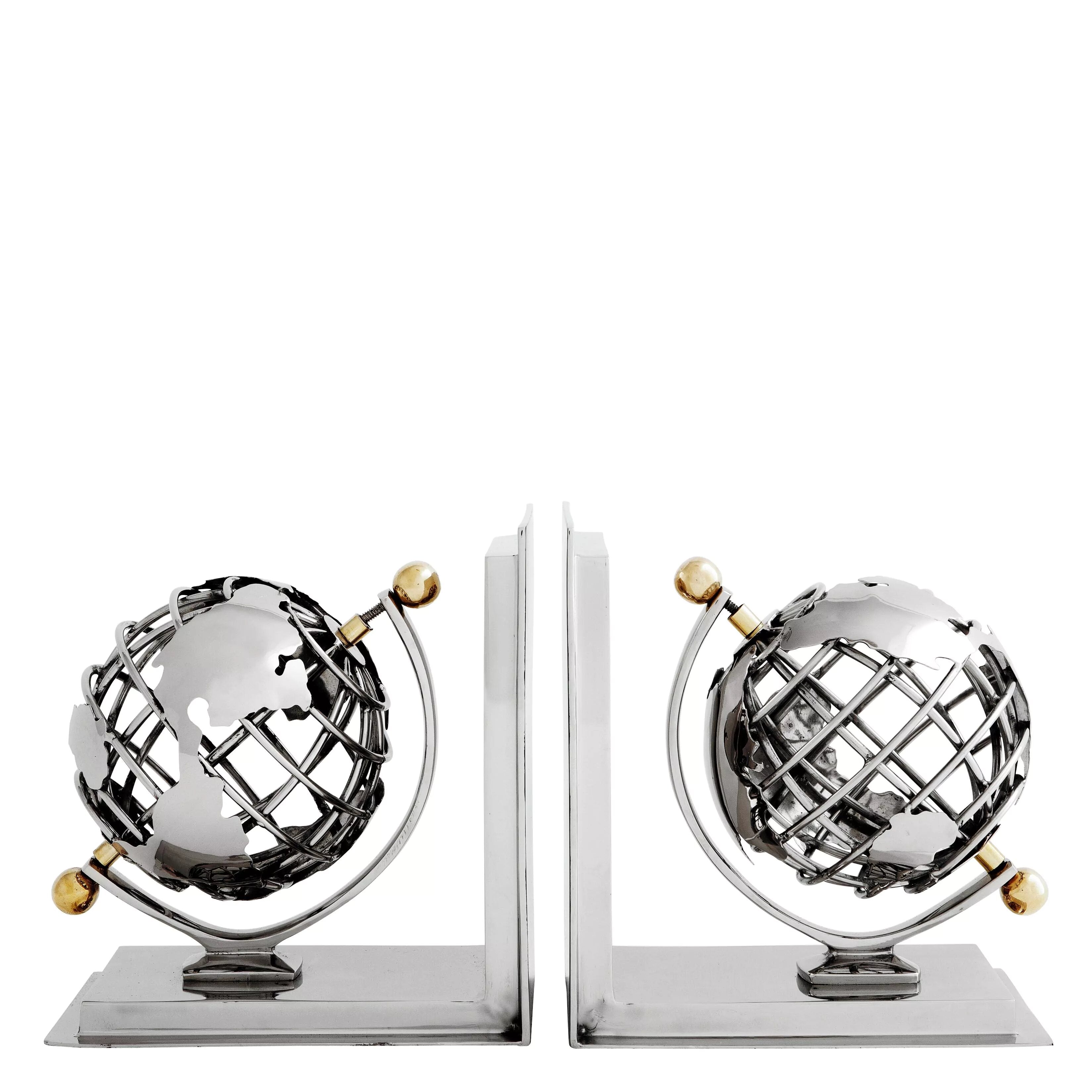 BOOKEND GLOBE SET OF 2