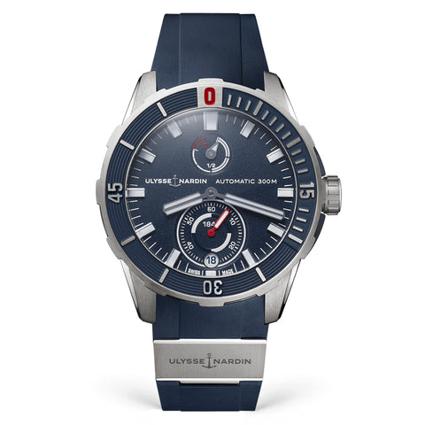 Ulysse Nardin - Diver Chronometer Blue - Rubber & Titanium Strap - 44mm