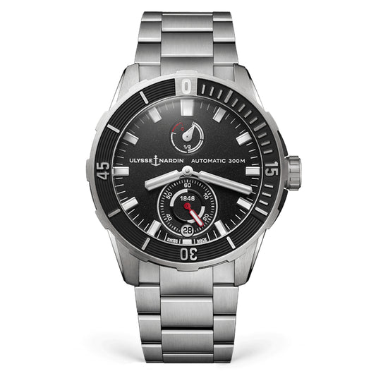 Ulysse Nardin - Diver Chronometer Black - Titanium Bracelet - 44mm