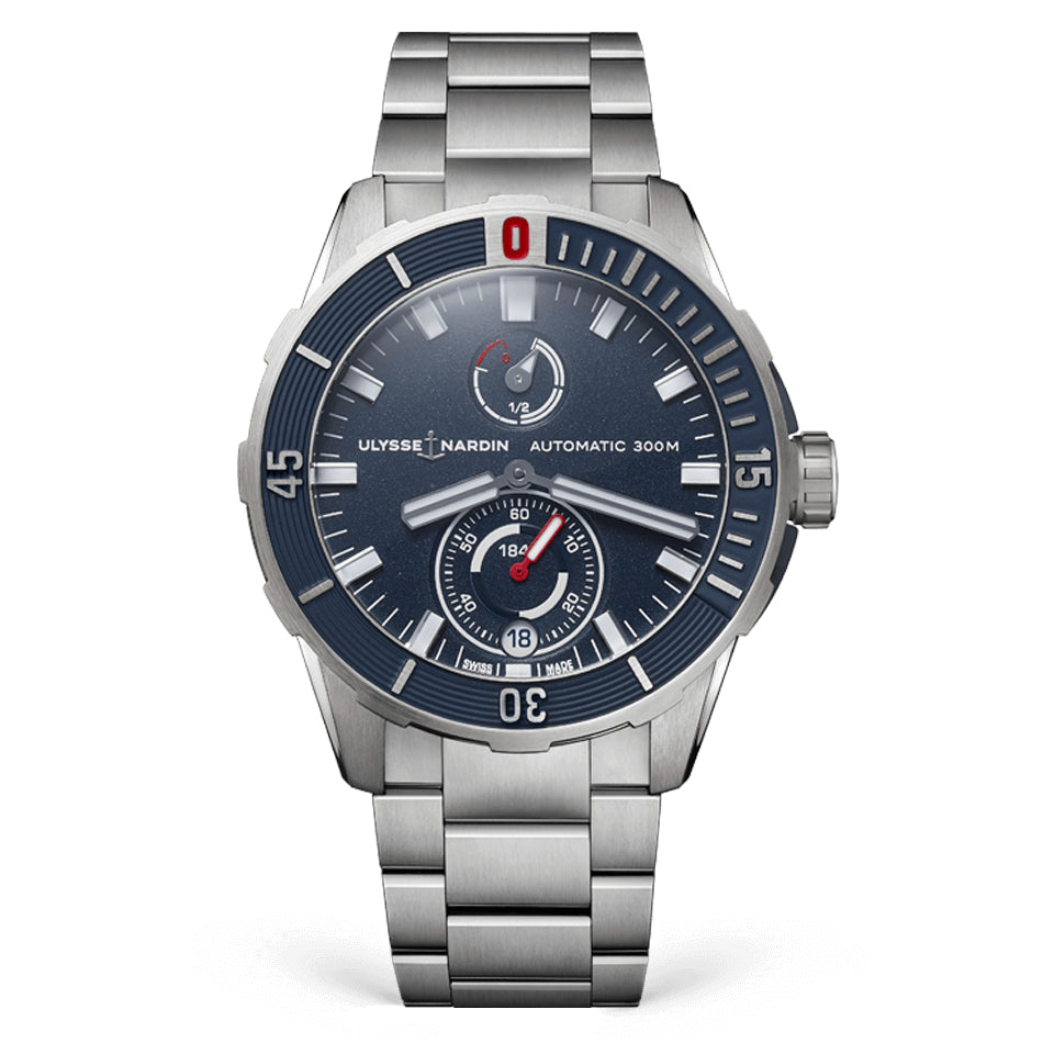 Ulysse Nardin - Diver Chronometer Blue - Titanium Bracelet - 44mm