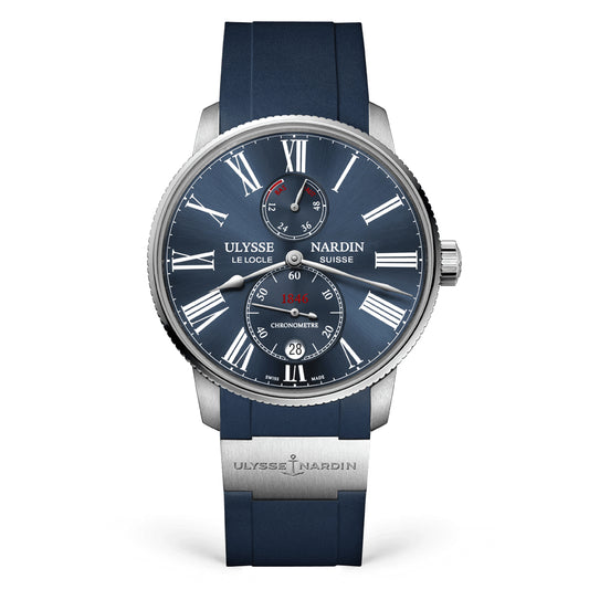 Ulysse Nardin - Marine Torpilleur Blue - Rubber Strap - 42mm