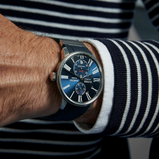 Ulysse Nardin - Marine Torpilleur Blue - Rubber Strap - 42mm