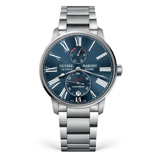 Ulysse Nardin - Marine Torpilleur Blue - Steel Bracelet - 42mm