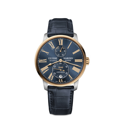 Ulysse Nardin Marine Torpilleur Steel Gold Blue Limited