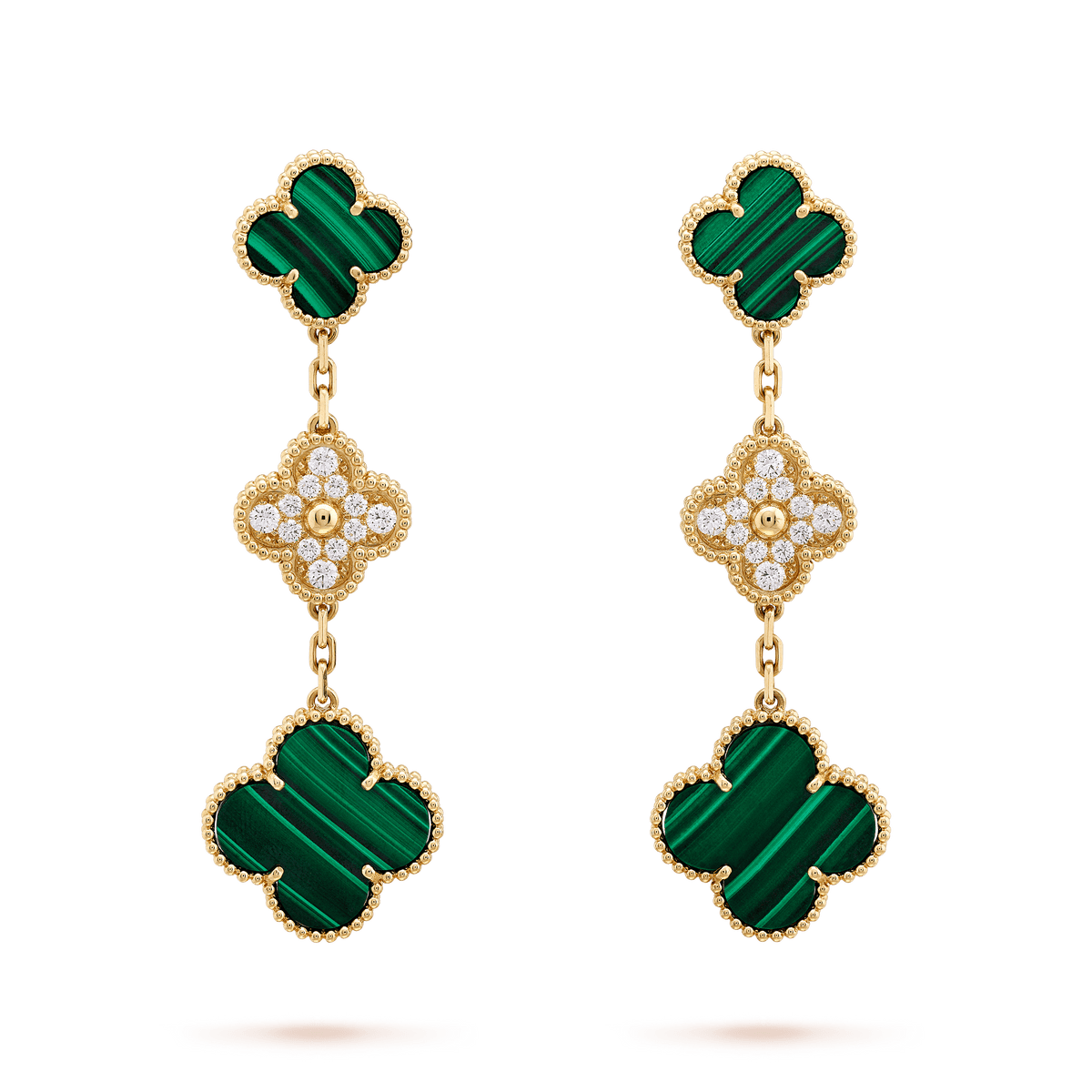 Magic Alhambra earrings, 3 motifs