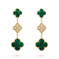 Magic Alhambra earrings, 3 motifs