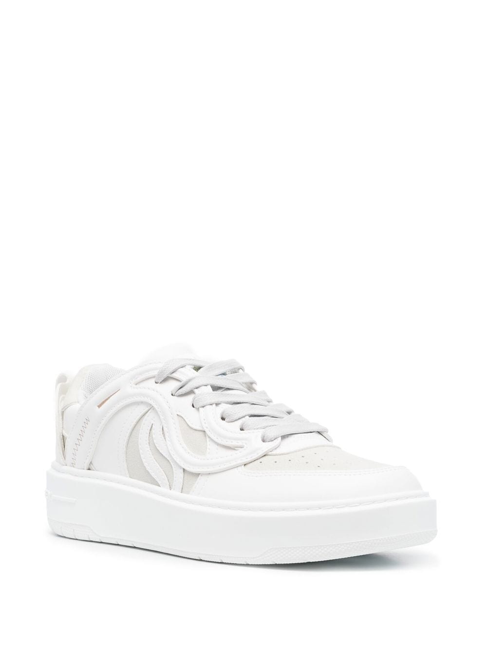 Curved Panels Low-Top Sneakers