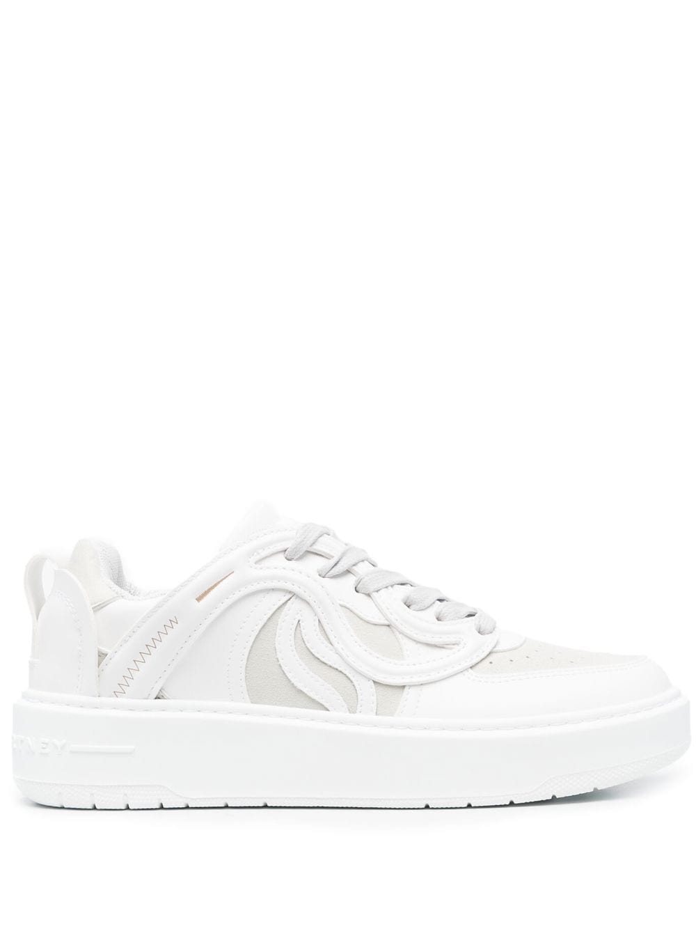 Curved Panels Low-Top Sneakers