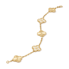 Vintage Alhambra bracelet, 5 motifs