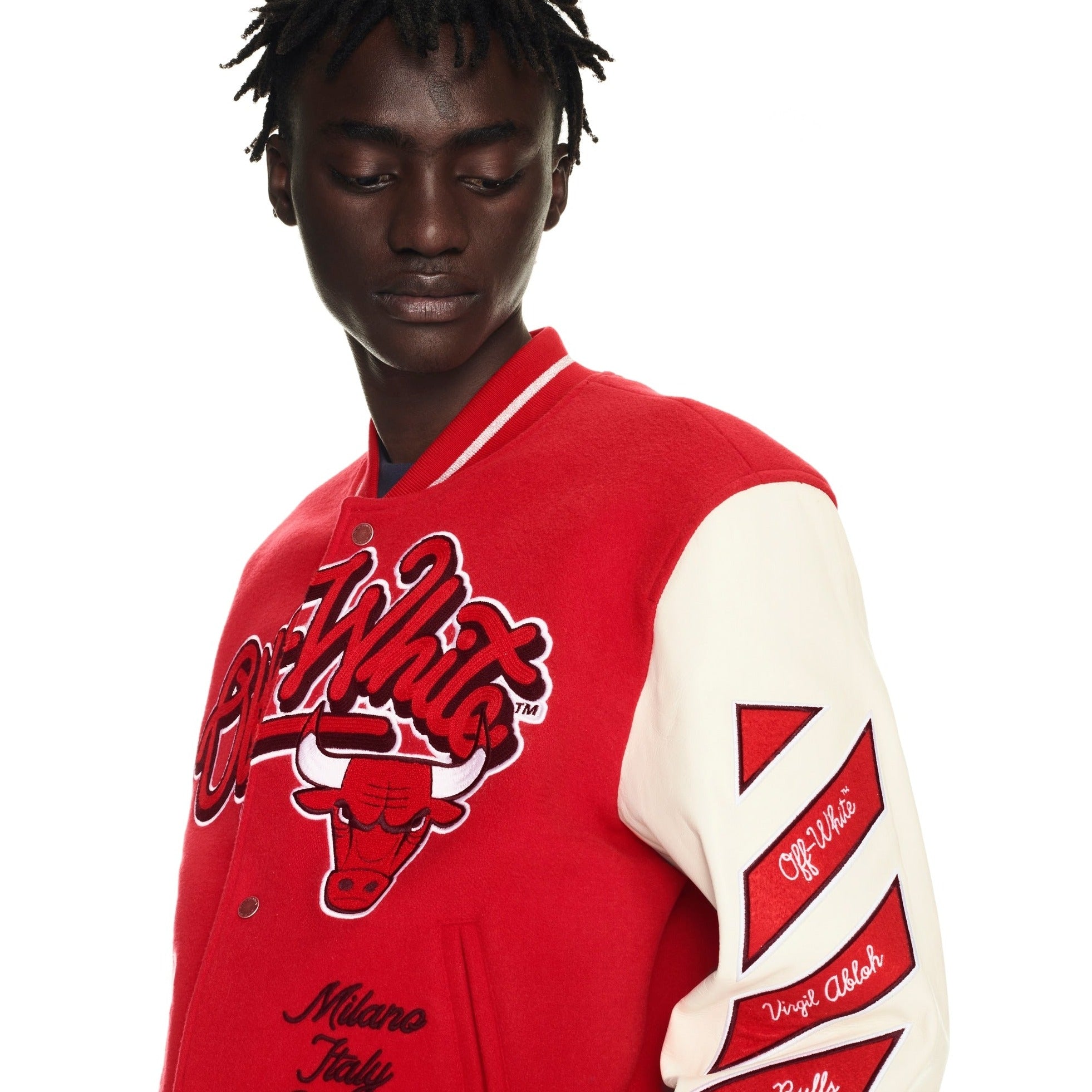 Chicago Bulls on X: These varsity jackets 🔥🔥🔥 Off-White™ c/o Chicago  Bulls x Just Don  / X