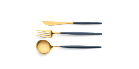 GOA Cutlery Set - Blue Gold