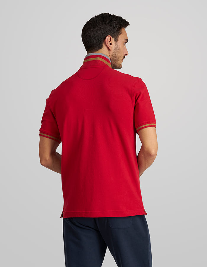 Men's Short-sleeved, Regular-fit Polo Shirt