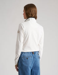 Women's Long-sleeved, Regular-fit Polo Shirt