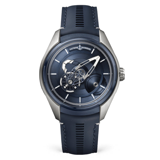Ulysse Nardin - Freak X Blue - Calf Leather Strap - 43mm