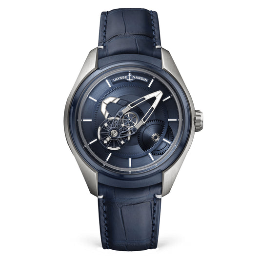 Ulysse Nardin - Freak X Blue - Alligator Leather Strap - 43mm