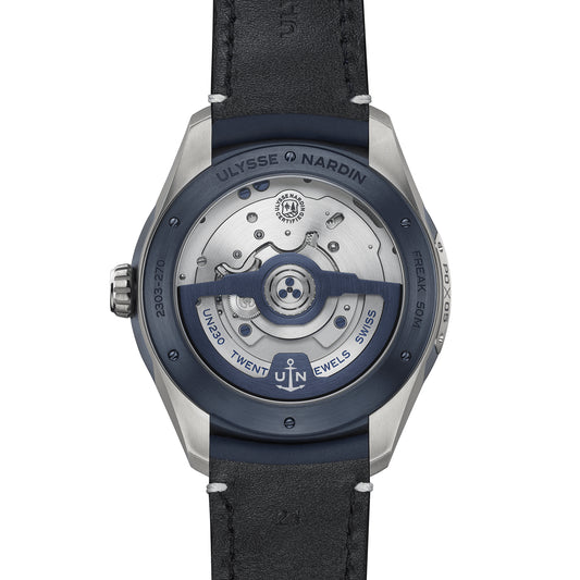 Ulysse Nardin - Freak X Blue - Alligator Leather Strap - 43mm