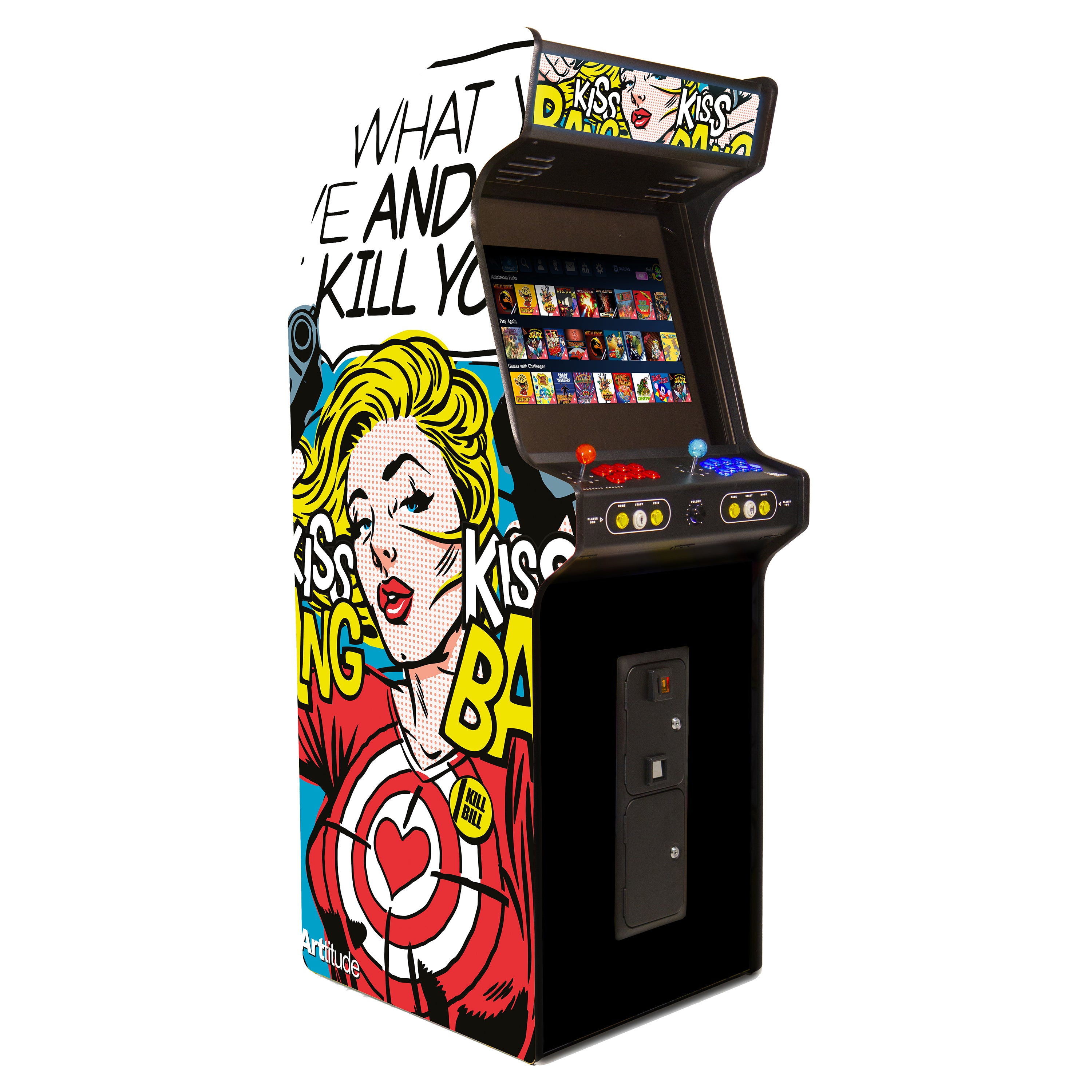 Neo Legend Classic Arcade Family - Kiss Kiss Bang Bang artwork by Butcher Billy