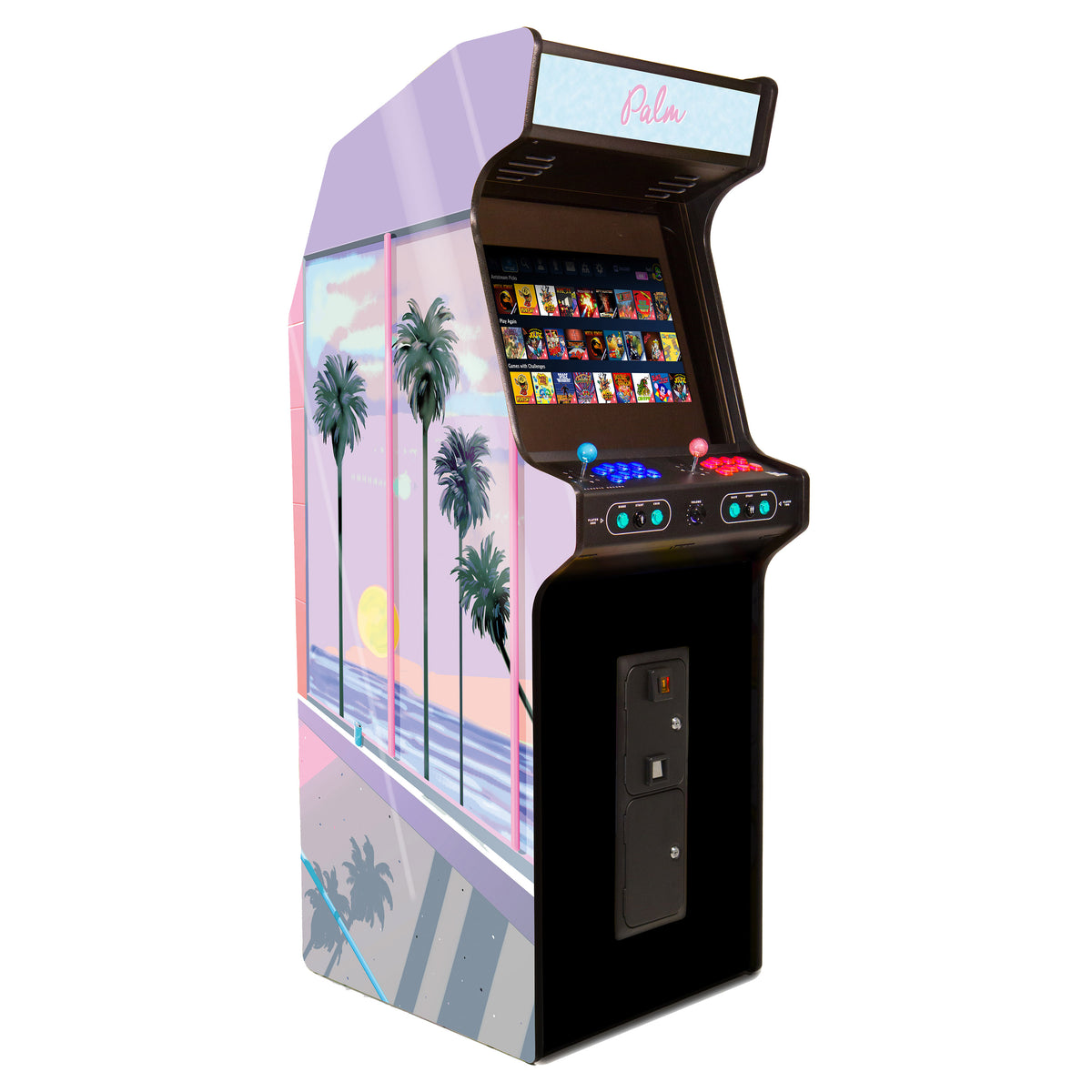 Neo Legend Classic Arcade Family - Miami Palm artwork by Yoko Honda