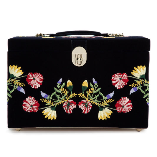 Zoe Large Jewelry Box Indigo