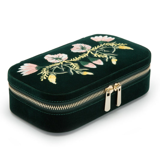 Zoe Travel Zip Case Forest Green