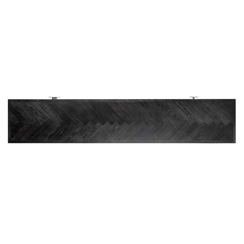 TV Sideboard 220 Blackbone Silver 4-Doors