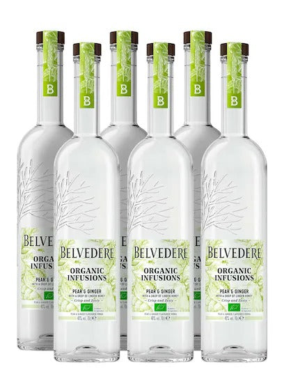 Belvedere Organic Infusions Pear and Ginger Vodka - Litre - Spirits from  The Whisky World UK