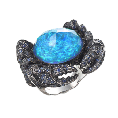 Jewels Verne Crab Crystal Haze Ring