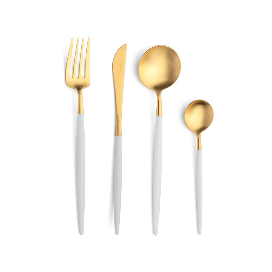 Cutipol - GOA Cutlery Set - White Gold