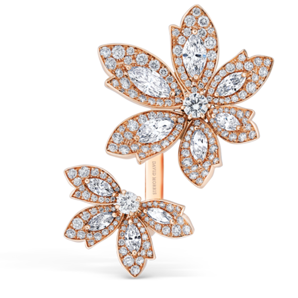 Louis Vuitton 18K Diamond Star Blossom Ring - 18K Rose Gold