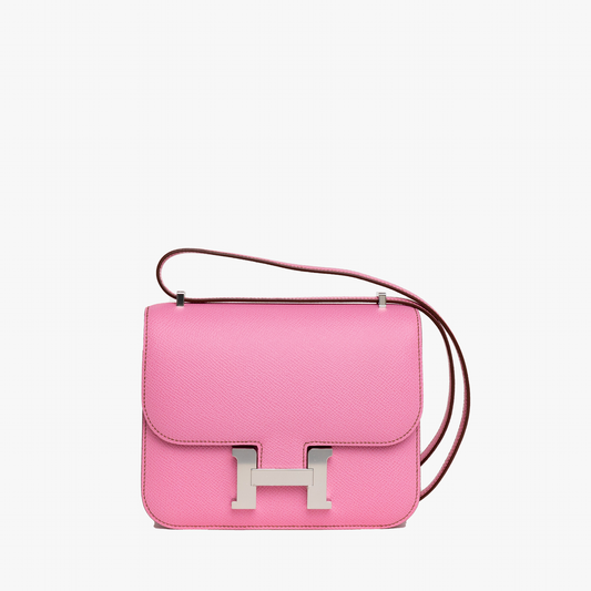 Mini Constance Bubblegum Pink Epsom 18cm