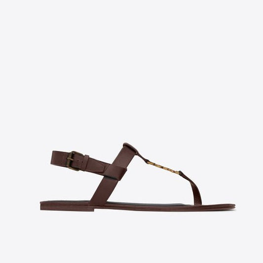 Cassandre Sandals In Smooth Leather