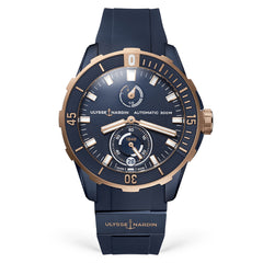 Ulysse Nardin - Diver Chronometer Blue & Gold - Rubber & Titanium strap - 44mm