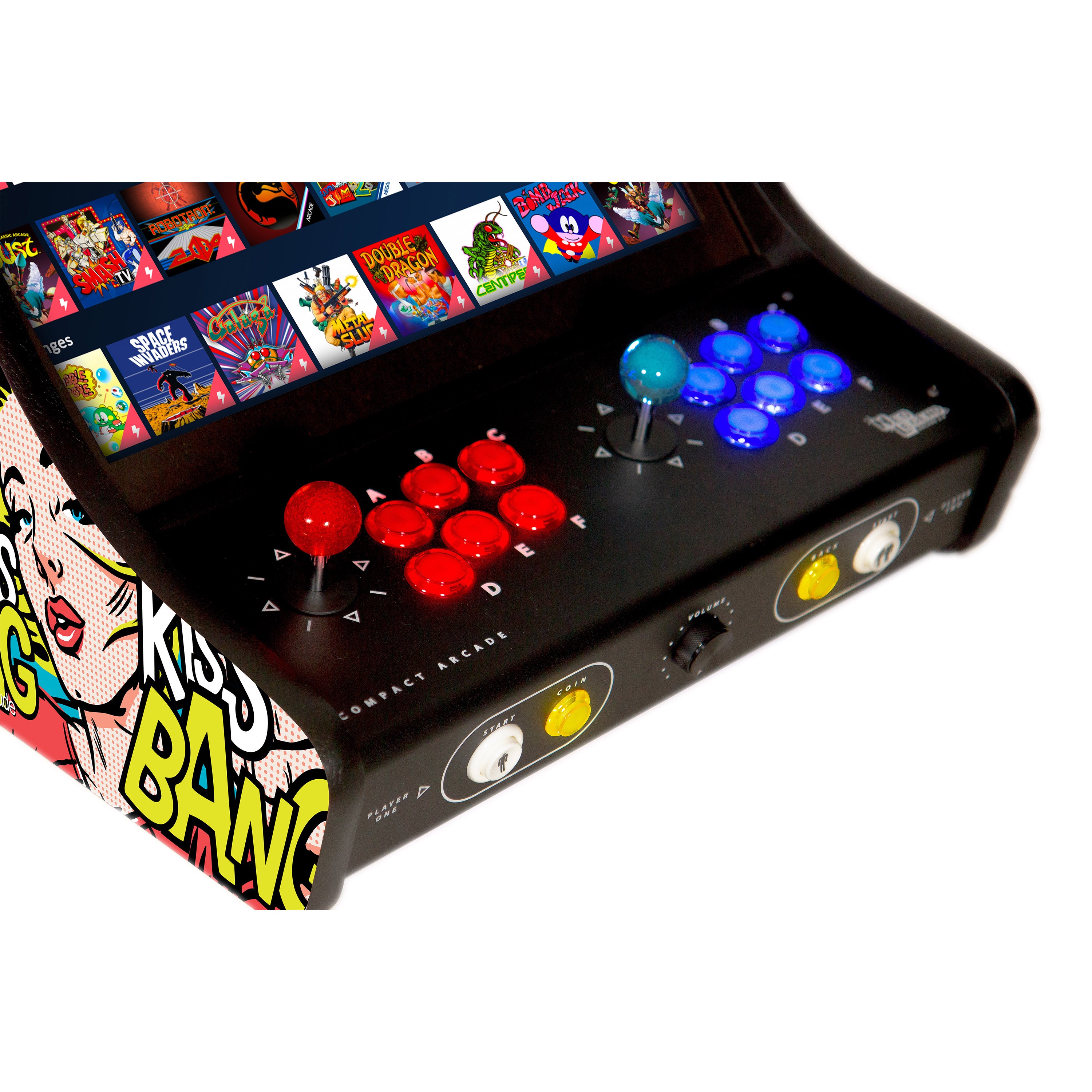 Neo Legend Compact Arcade - Kiss Kiss Bang Bang artwork by Butcher Billy