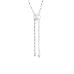 Pendant crafted in 18K White Gold Amor Collection