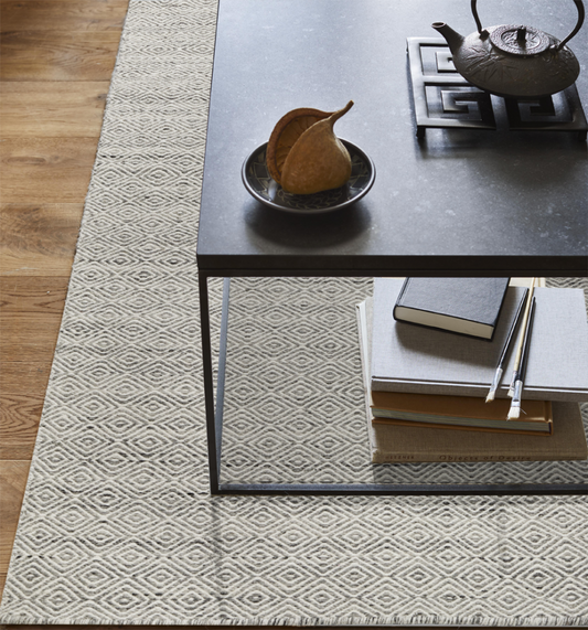 Rug Goose Eye Grey/White