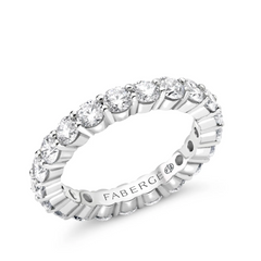 Colours of Love Platinum Diamond Eternity Ring