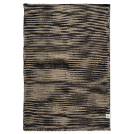 Rug Herringbone Natural/Black