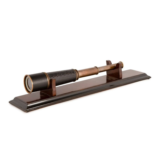 Bronze Spyglass & Stand, French Finish
