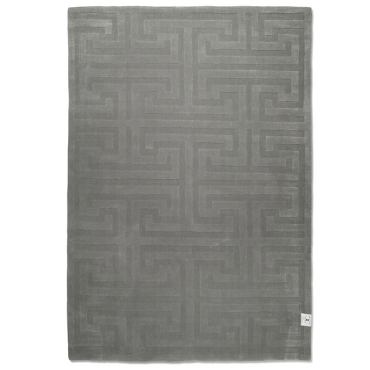 Rug Key Wool Silver