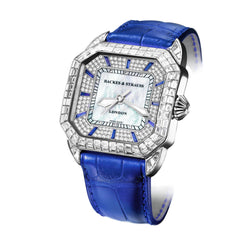 Berkeley Baguette Blue Velvet 40 Diamond Watch