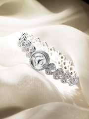 Lady Victoria Luxury Diamond Watch for Women - 18 mm White Gold - Backes & Strauss